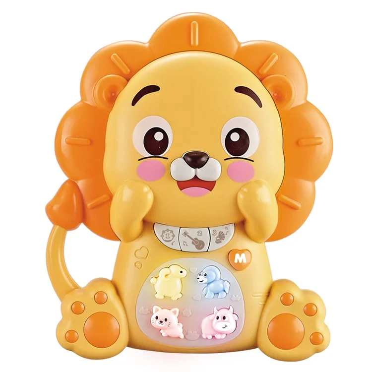 Juguetes Musicales para Niños Juguetes Eléctricos para Niños Pequeños Niñas Niños Regalos de Cumpleaños - León (Color Aleatorio)