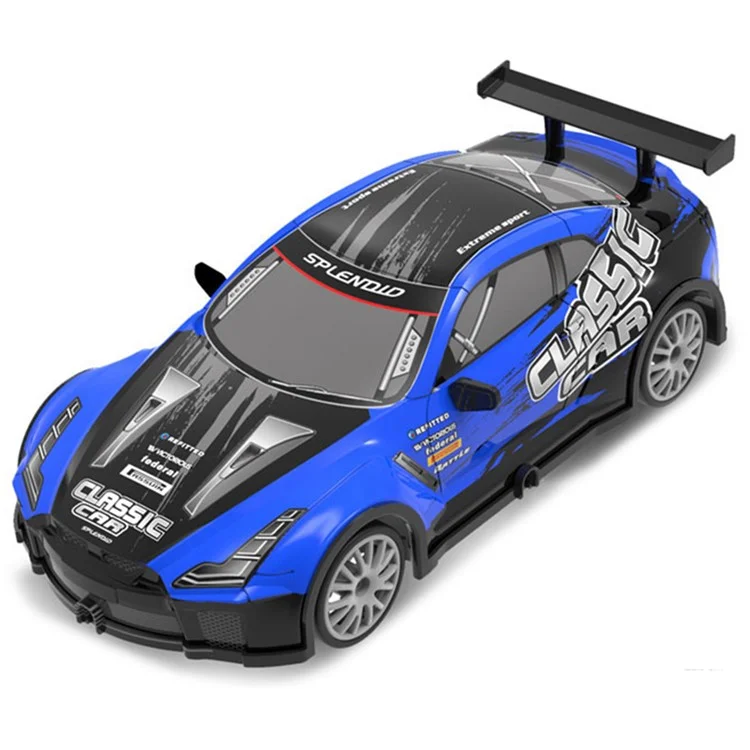1:20 4WD Drift 2.4G Remote Control Racing Car Model with Light Children Toy - 103 Blue