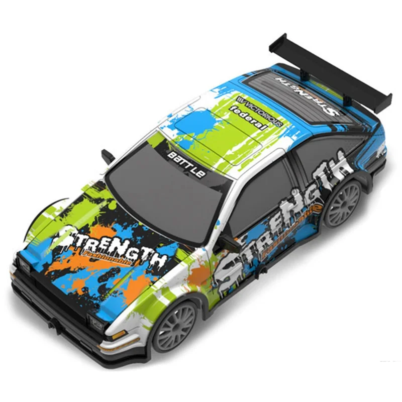 1:20 4WD Drift 2.4G Modelo de coche de control remoto de carreras con luz Juguete para niños - 102-1 Verde