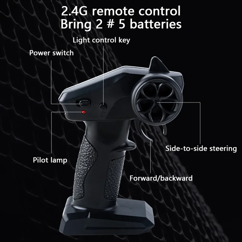 1:20 4WD Drift 2.4G Remote Control Racing Car Model with Light Children Toy - 102-1 Orange