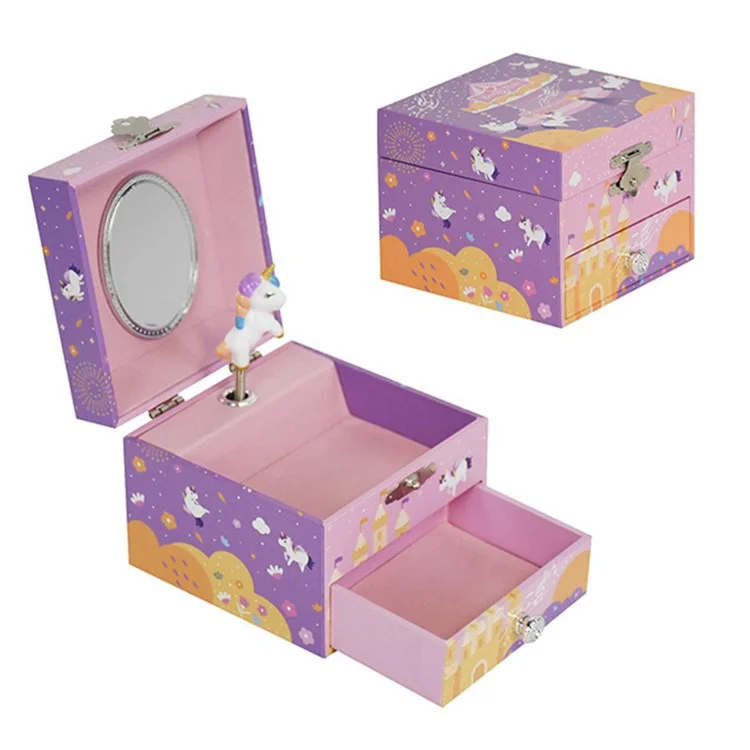 Jewelry Storage Box Girls Music Box Ornament Organizer Birthday Gift Table Decoration Cute Toy - Beautiful Dreamer