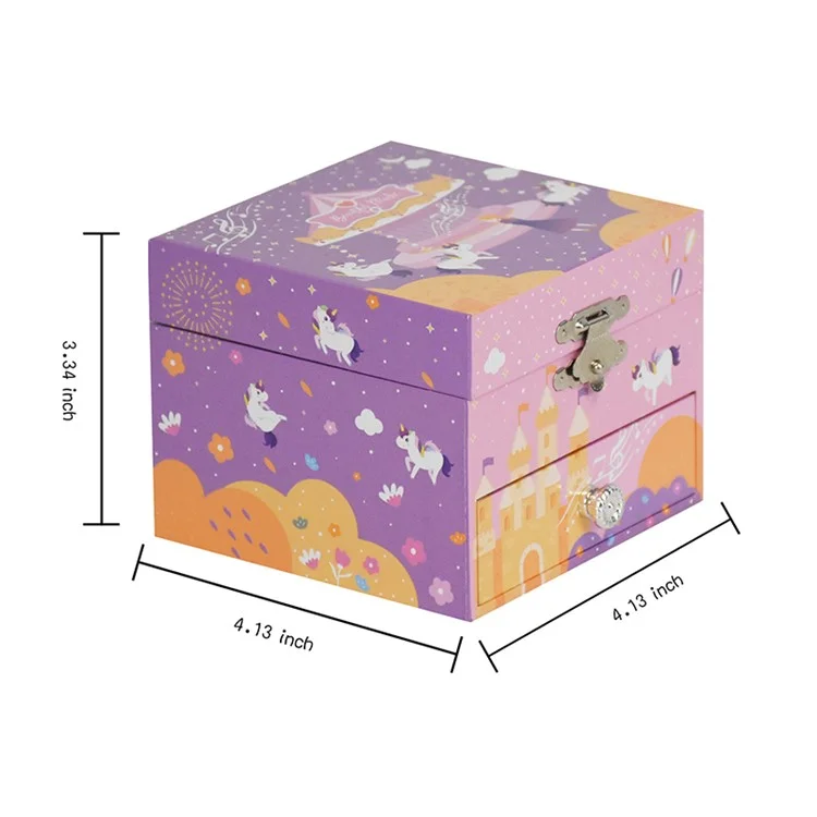Jewelry Storage Box Girls Music Box Ornament Organizer Birthday Gift Table Decoration Cute Toy - Beautiful Dreamer