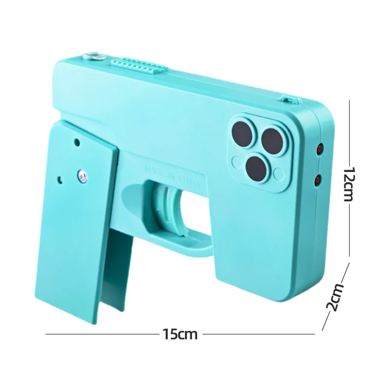 8093 Double Nozzle Foldable Water Gun for Children Outdoor Water Fight Toy - Orange
