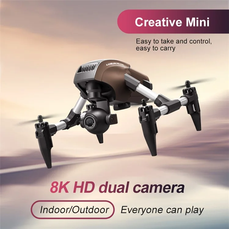 4DRC V42 Dual HD Cameras Drone Altitude Hold One-Key Return RC Quadcopter, 2 Batteries