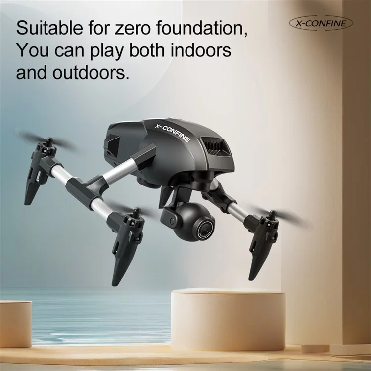 4DRC V42 Dual HD Cameras Drone Altitude Hold One-Key Return RC Quadcopter, 2 Batteries