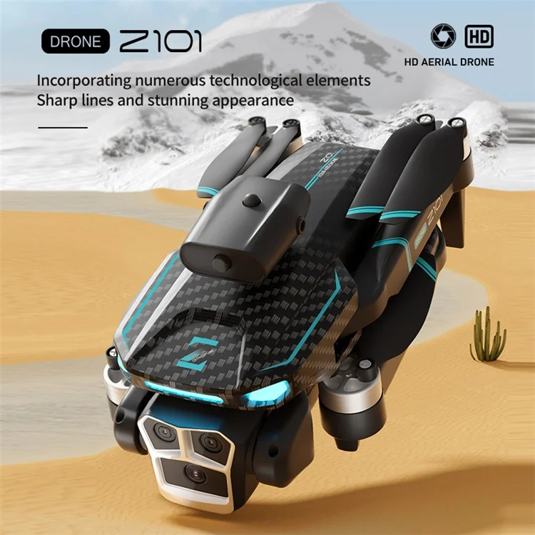Z101 Aerial Photography Drone Optical Flow Obstacle Avoidance RC Quadcopter 6K HD Aircraft, 1 Battery
