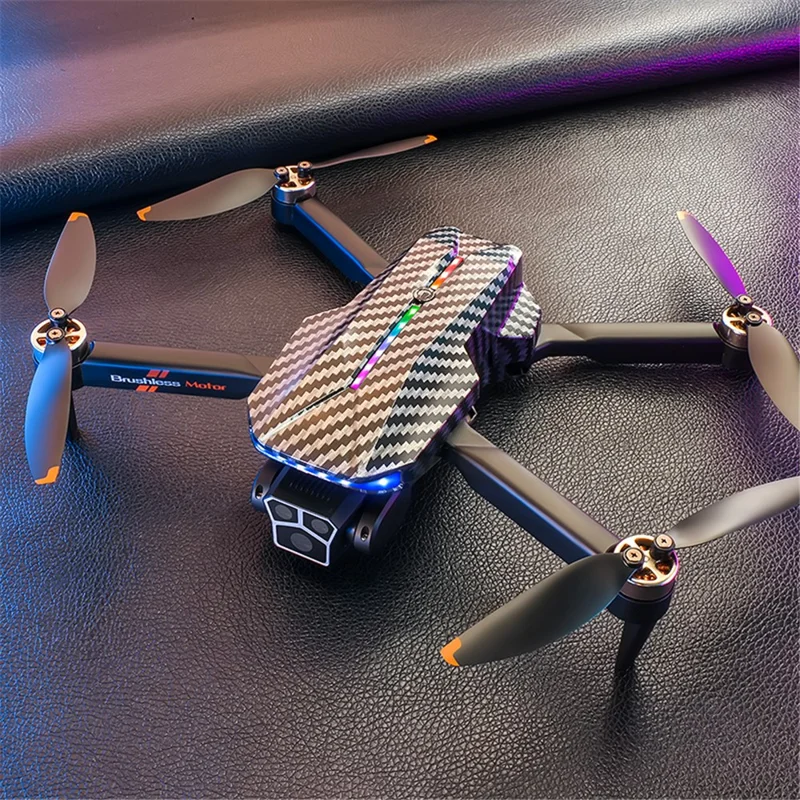 D9 HD Aerial Photography Folding RC Drone Obstacle Avoidance Brushless Motor Quadcopter, 1 Akku