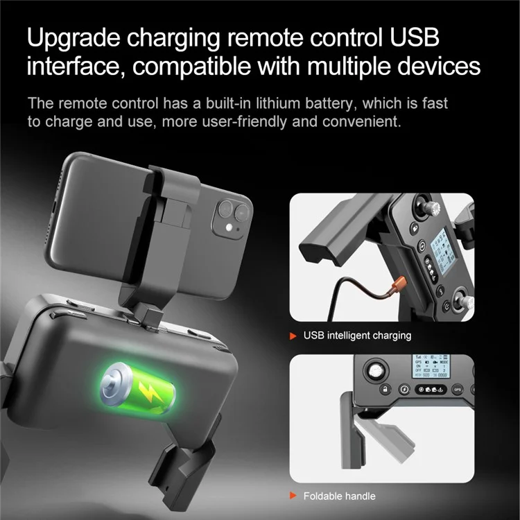 V198 HD Aerial Photography WiFi Faltbarer RC Drohne GPS Smart Return Brushless Quadrocopter, 2 Batterien