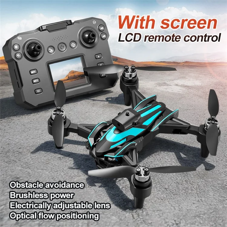XKJ  K12MAX HD Aerial Photography RC Drone Brushless Foldable Quadcopter with Display Screen Remote Control, 1 Battery