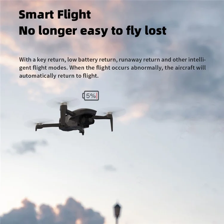 BEYONDSKY B5 MINI HD Aerial Photography RC Drone GPS Positioning Quadcopter, 2 batterie