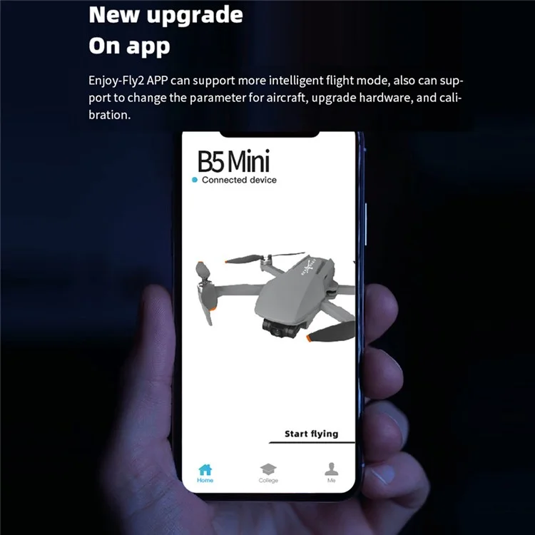 BEYONDSKY B5 MINI HD Aerial Photography RC Drone GPS Positioning Quadcopter, 2 batterie