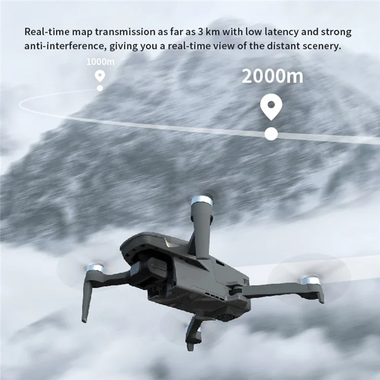 BEYONDSKY B5 MINI HD Aerial Photography RC Drone GPS Positioning Quadcopter, 2 batterie