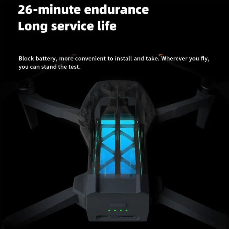 BEYONDSKY B5 MINI HD Aerial Photography RC Drone GPS Positioning Quadcopter, 2 batterie
