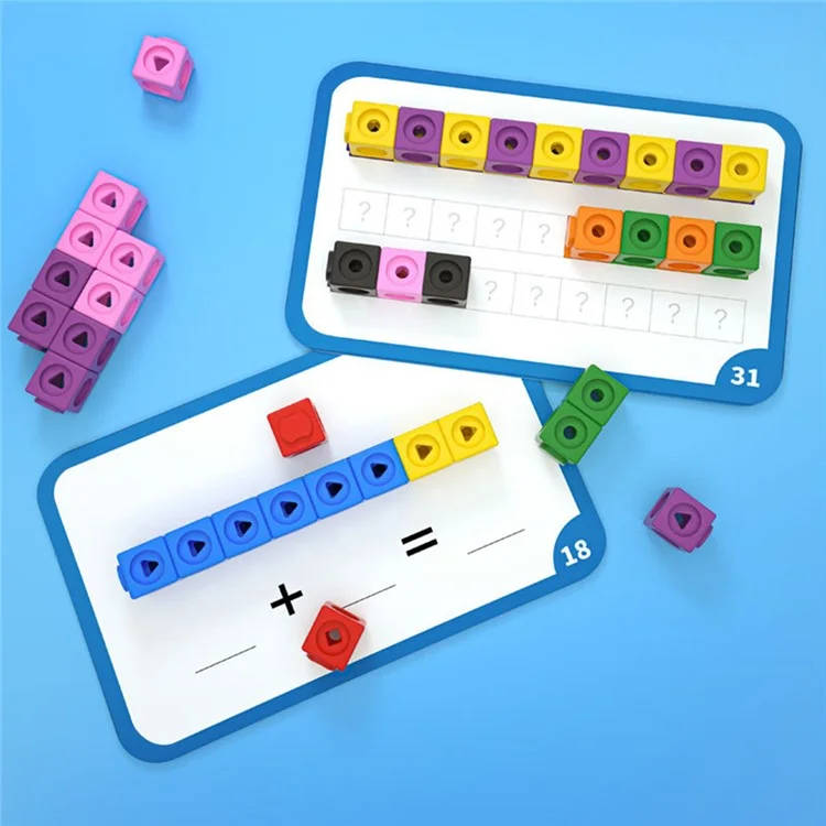 DIY Bauklötze Puzzle Spielzeug Konstruktion Montage Würfel Lernspielzeug für Kinder - Primärausgabe
