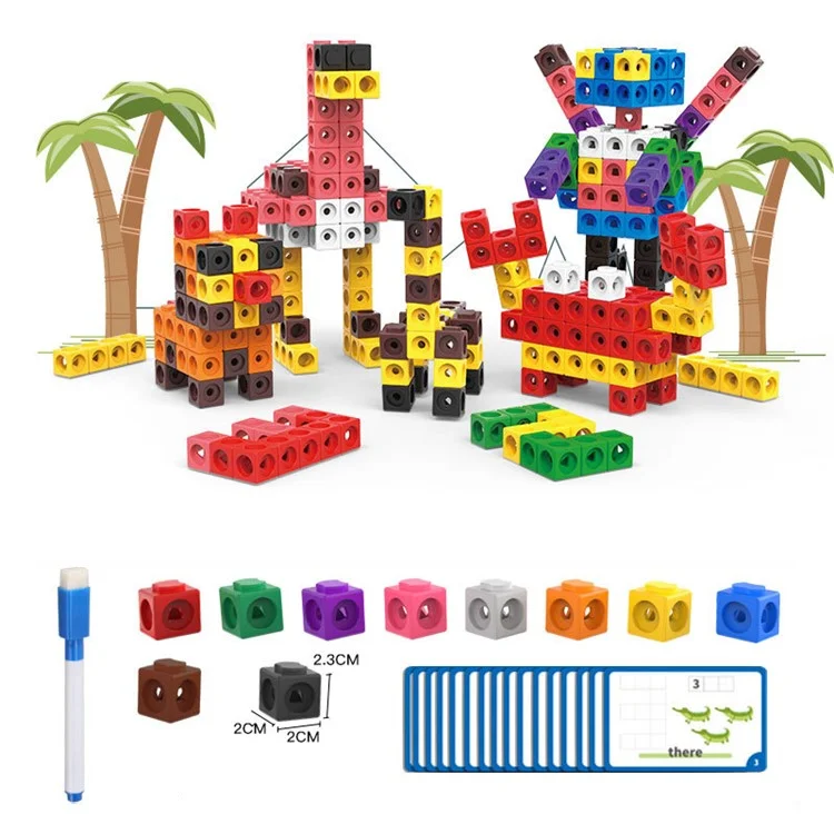 DIY Bauklötze Puzzle Spielzeug Konstruktion Montage Würfel Lernspielzeug für Kinder - Primärausgabe