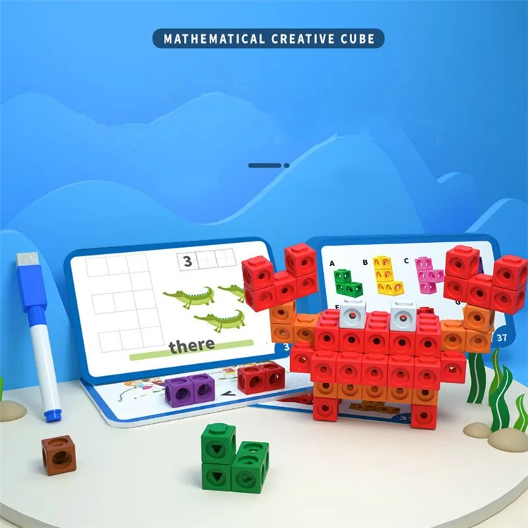 DIY Bauklötze Puzzle Spielzeug Konstruktion Montage Würfel Lernspielzeug für Kinder - Primärausgabe