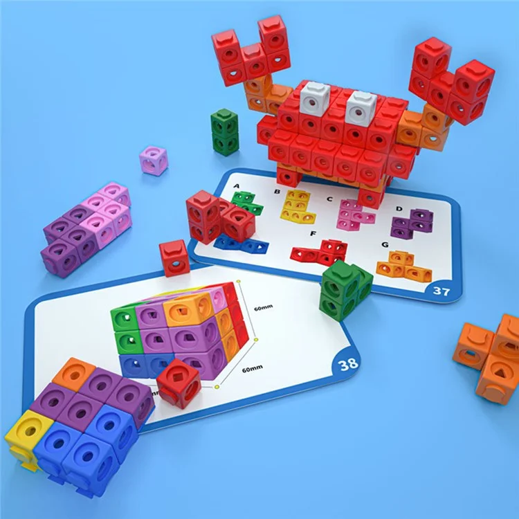 DIY Bauklötze Puzzle Spielzeug Konstruktion Montage Würfel Lernspielzeug für Kinder - Primärausgabe