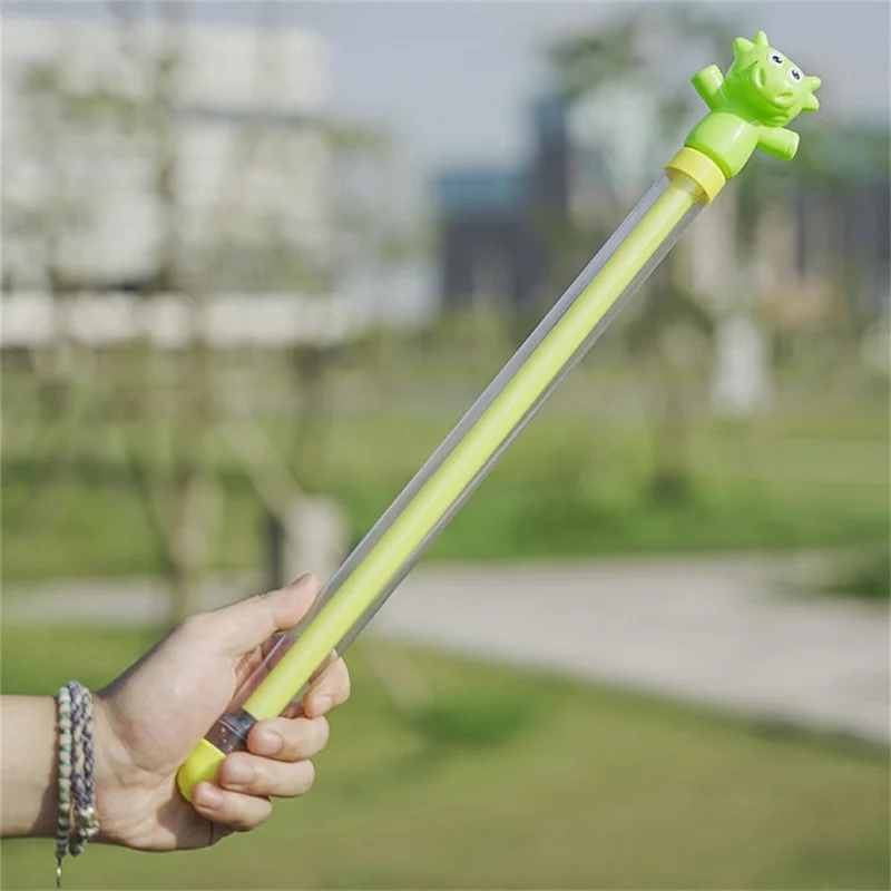 Handheld Water Fireworks Toy Hand Water Pumping Outdoor Water Spraying Splashing Toy - Green Calf