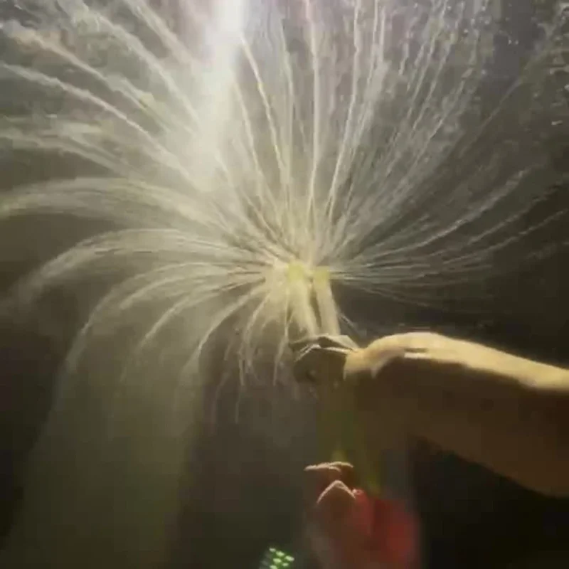 Handheld Water Fireworks Toy Hand Water Pumping Outdoor Water Spraying Splashing Toy - Green Calf