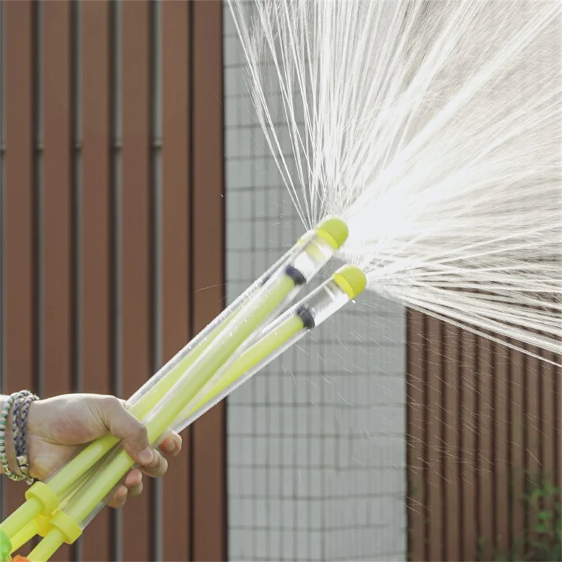 Handheld Water Fireworks Toy Hand Water Pumping Outdoor Water Spraying Splashing Toy - Green Calf