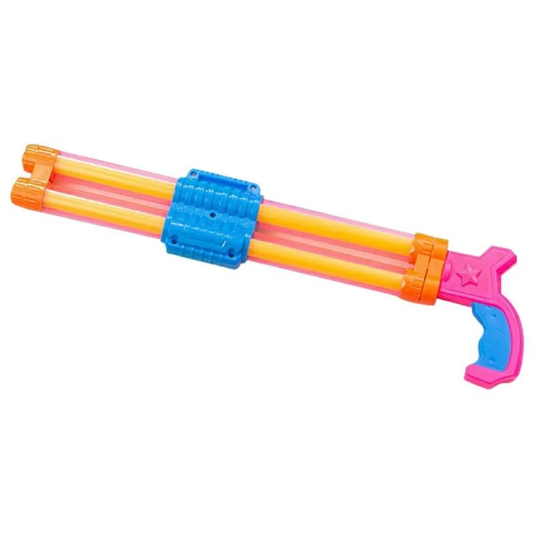 Pistola ad Acqua a Doppio Torrente da 44 cm Per Bambini Giocattoli Per Scricchiolanti di Presa Acqua Ergonomica, Colore Casuale