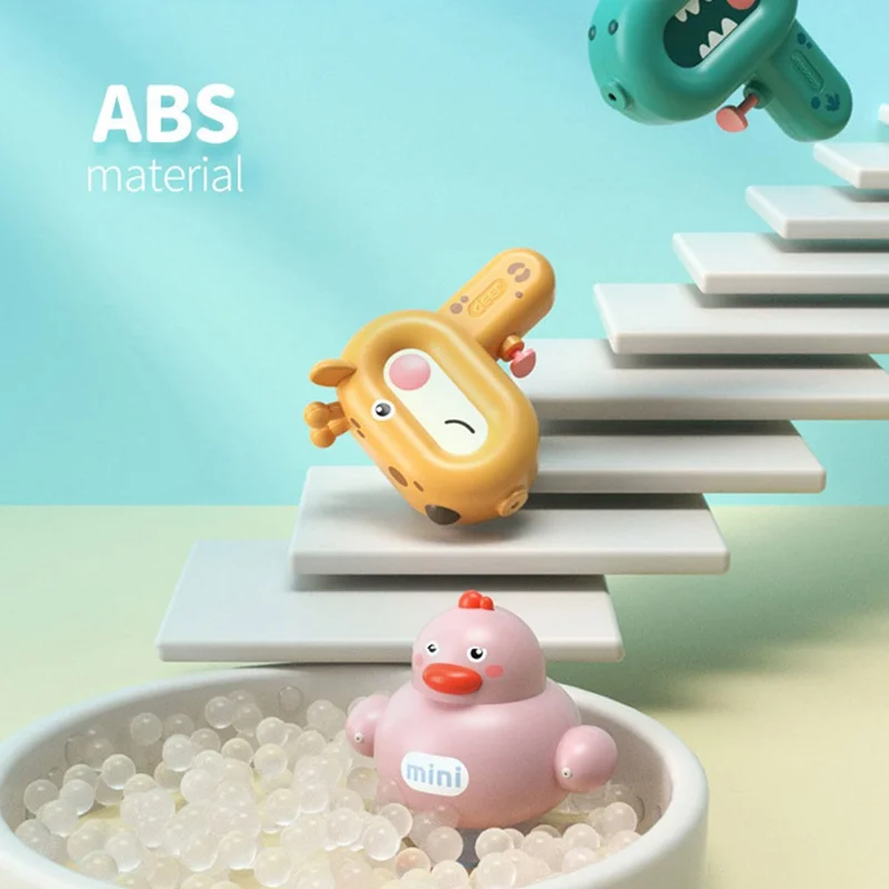Cartoon Animal Water Gun Kids Toy 100ml Water Pistol for Outdoor Garden Beach Pool Party Favors - White Duck