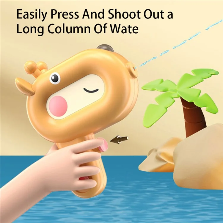 Cartoon Animal Water Gun Kids Toy 100ml Water Pistol for Outdoor Garden Beach Pool Party Favors - Pink Duck