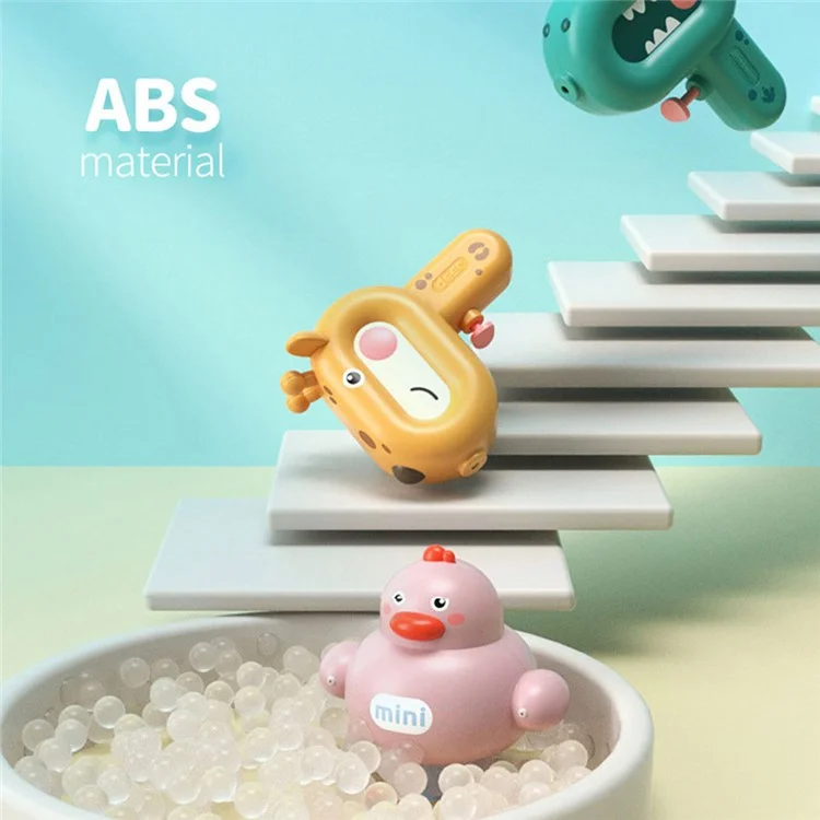 Cartoon Animal Water Gun Kids Toy 100ml Water Pistol for Outdoor Garden Beach Pool Party Favors - Pink Duck