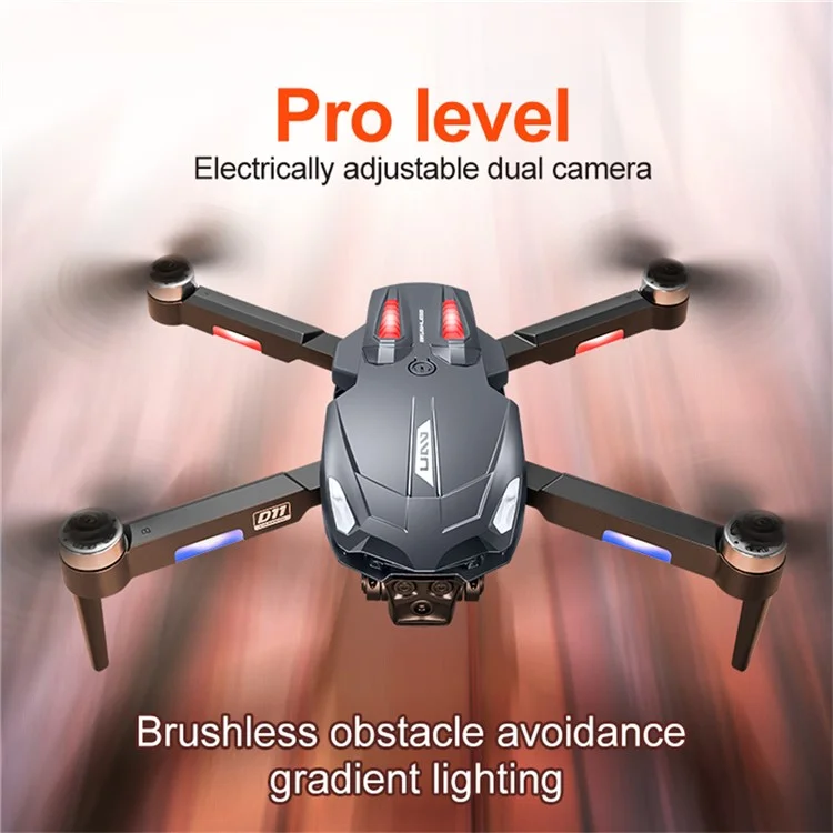D11 HD Aerial Photography RC Drone Optical Flow Positioning Brushless Quadcopter, 3 Batteries - Blue