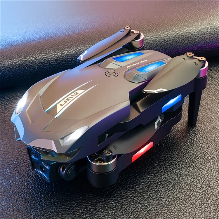 D11 HD Aerial Photography RC Drone Optical Flow Positioning Brushless Quadcopter, 3 Batteries - Blue