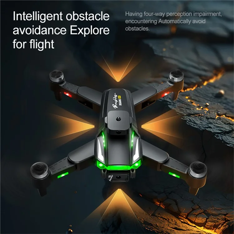 PJC RG606MAX GPS Obstacle Avoidance Brushless Motor Quadcopter HD Aerial Photography Drone, 1 Battery