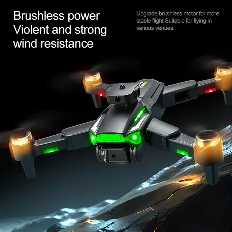 PJC RG606MAX GPS Obstacle Avoidance Brushless Motor Quadcopter HD Aerial Photography Drone, 1 Battery