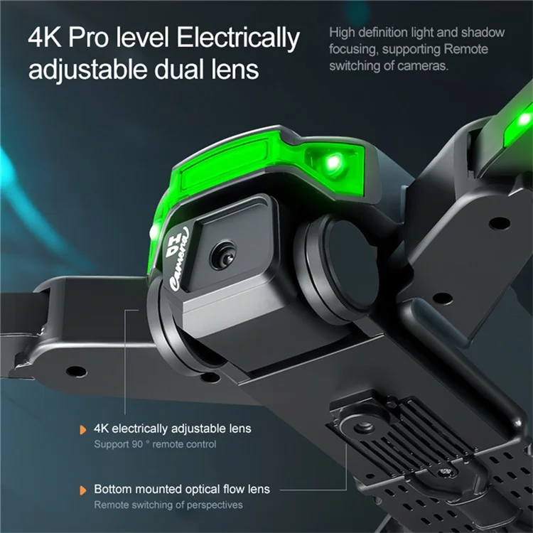 PJC RG606MAX GPS Obstacle Avoidance Brushless Motor Quadcopter HD Aerial Photography Drone, 1 Battery