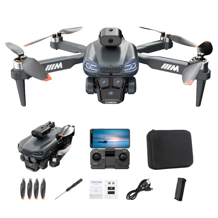 S183 HD Dual Camera Optical Flow Positionnement Quadcopter Pliant Obstacle Évitement du Drone Rc, 1 Batterie