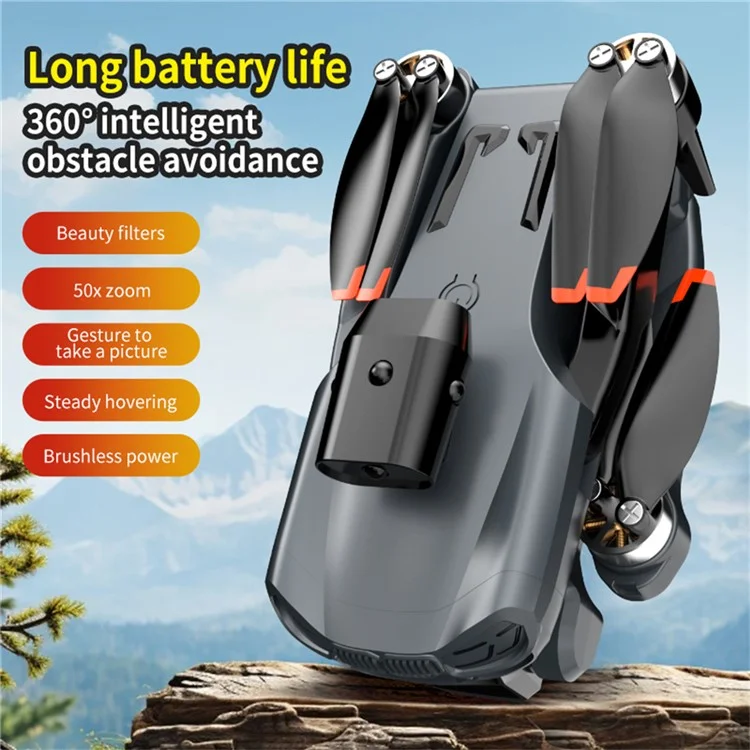 S183 HD Dual Camera Optical Flow Positionnement Quadcopter Pliant Obstacle Évitement du Drone Rc, 1 Batterie
