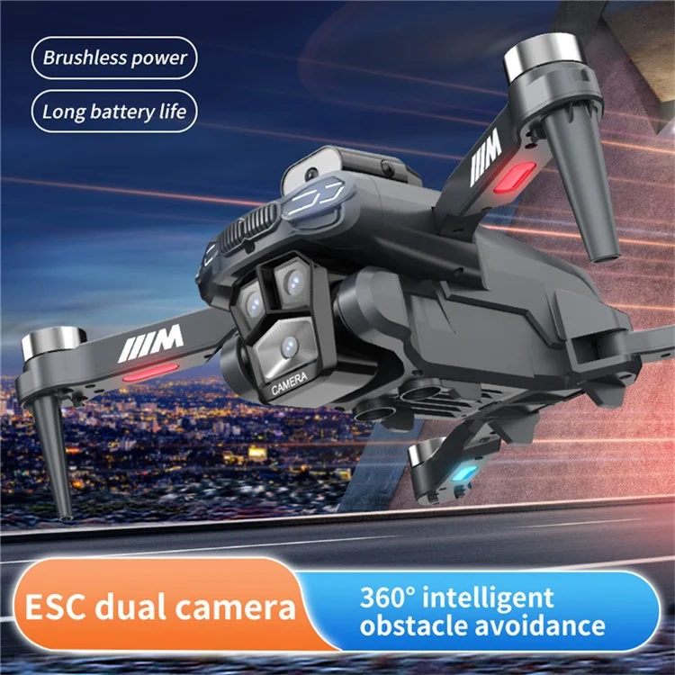 S183 HD Dual Camera Optical Flow Positionnement Quadcopter Pliant Obstacle Évitement du Drone Rc, 1 Batterie