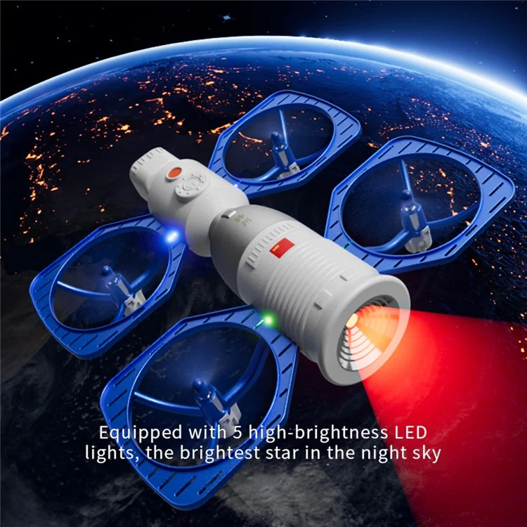 4DRC 4D-V45 HD Aerial Photography Drone Space Shuttle Satellite Design RC Drone, 2 Batteries