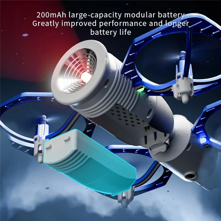 4DRC 4D-V45 HD Aerial Photography Drone Space Shuttle Satellite Design RC Drone, 1 Battery
