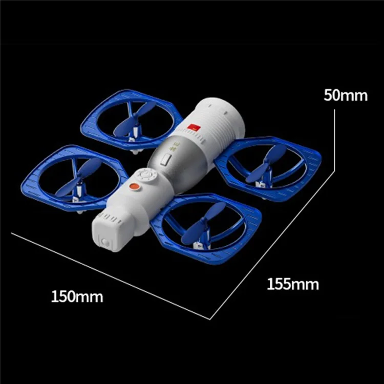 4DRC 4D-V45 HD Aerial Photography Drone Space Shuttle Satellite Design RC Drone, 1 Battery