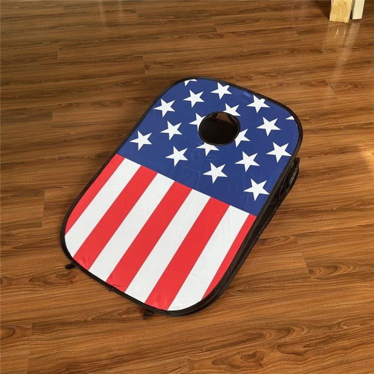 Foldable Sandbag Board Throwing Target Toy Outdoor Parent-Child Interactive Toy - America