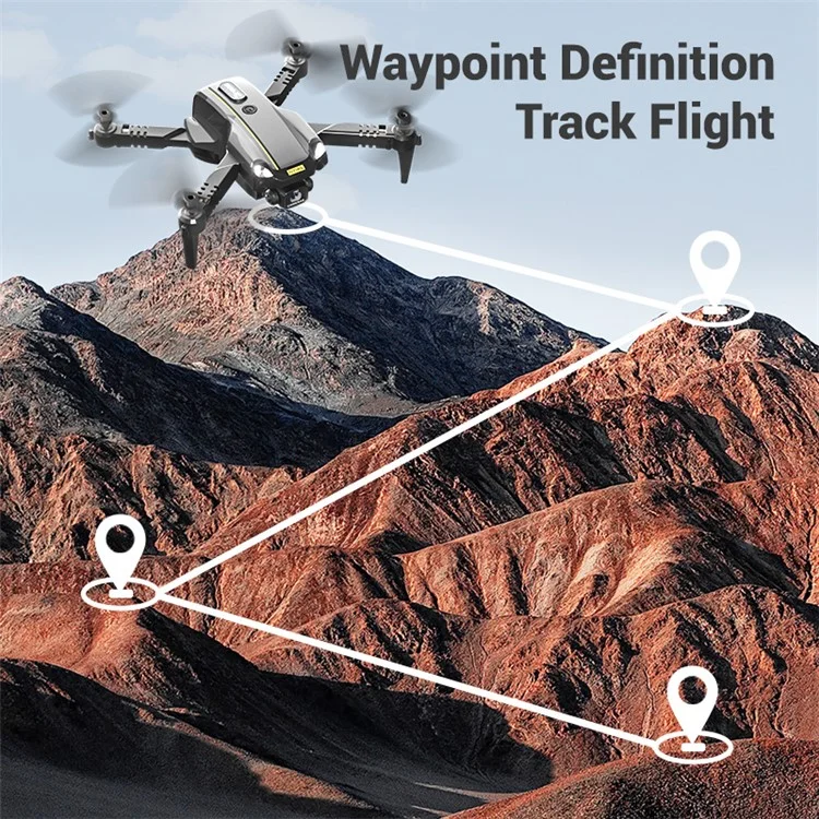 H126 Elf Mini Drone HD Aerial Photography Foldable RC Quadcopter, 1 Battery - Blue