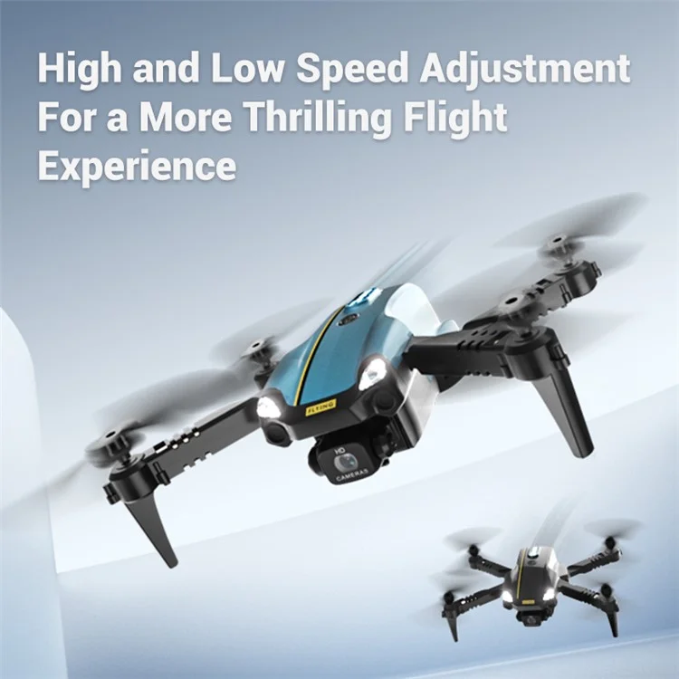 H126 Elf Mini Drone HD Aerial Photography Foldable RC Quadcopter, 1 Battery - Blue