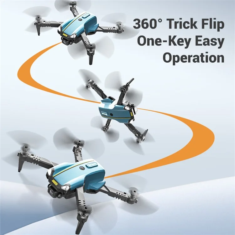 H126 Elf Mini Drone HD Aerial Photography Foldable RC Quadcopter, 1 Battery - Blue