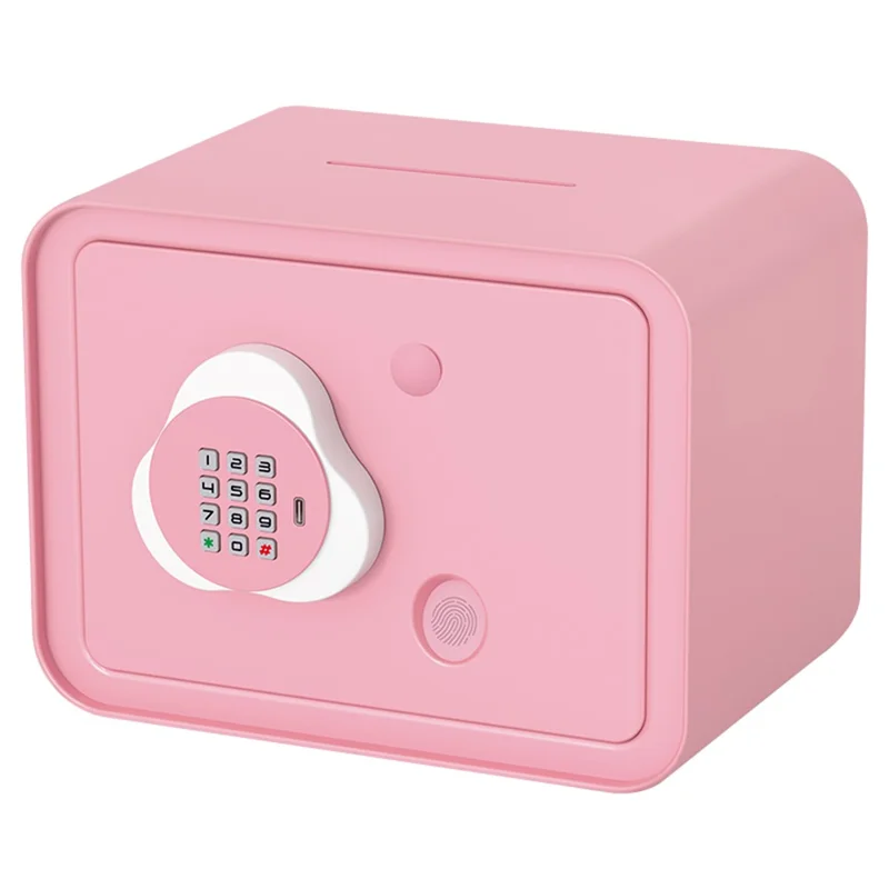 7608 Children Small Safe Piggy Bank Password Money Box Creative Toy - Pink