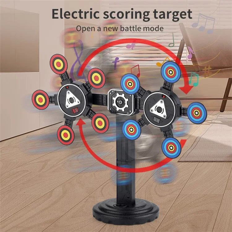 3578 Children Electric Rotating Shooting Target Automatic Reset Electronic Scoring Target