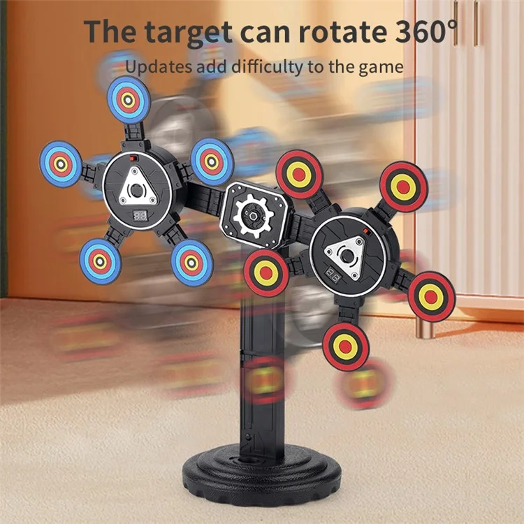 3578 Bambini Target di Tiro a Rotazione Elettrica Reset Automatico Target di Punteggio Elettronico