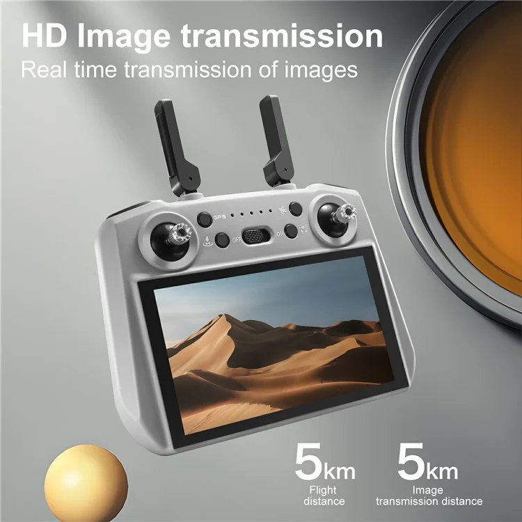 S185 Drone GPS com Evitação de Obstáculos em 4 Direções, Câmera com Gimbal de 3 Eixos, Quadricóptero, Bateria Única - Preto