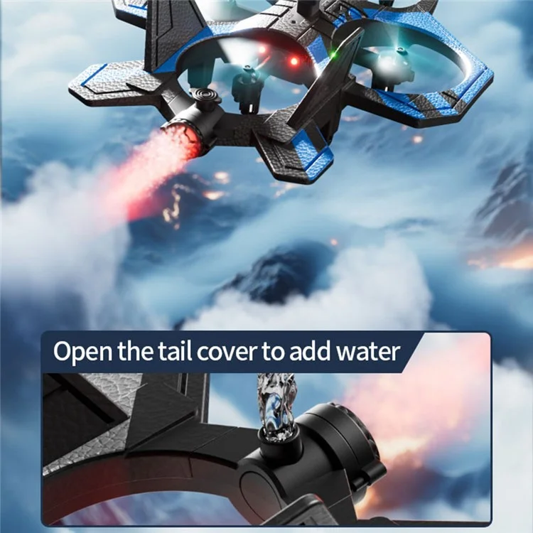 4DRC 4D-V46 Aerial Photography Foam Glider Drone HD-Kamera Höhenhalter Flugzeug mit einzelner Batterie - Blau