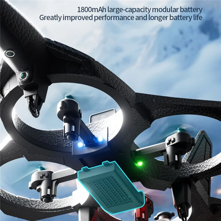 4DRC 4D-V46 Aerial Photography Foam Glider Drone HD-Kamera Höhenhalter Flugzeug mit einzelner Batterie - Blau
