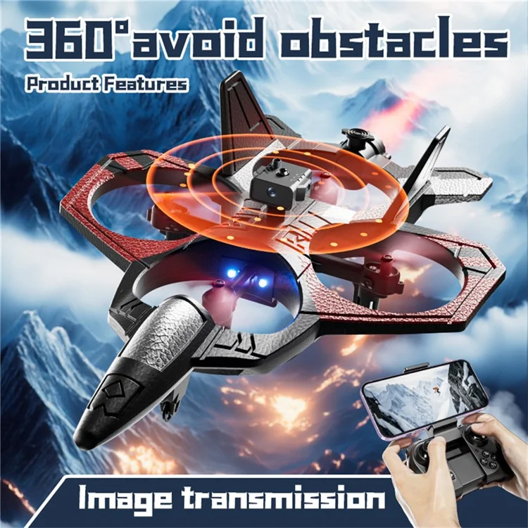 4DRC 4D-V46 Luftfahrtfotografie-Schaumglider-Drohne mit HD-Kamera, Höhenhaltemodus - Blau